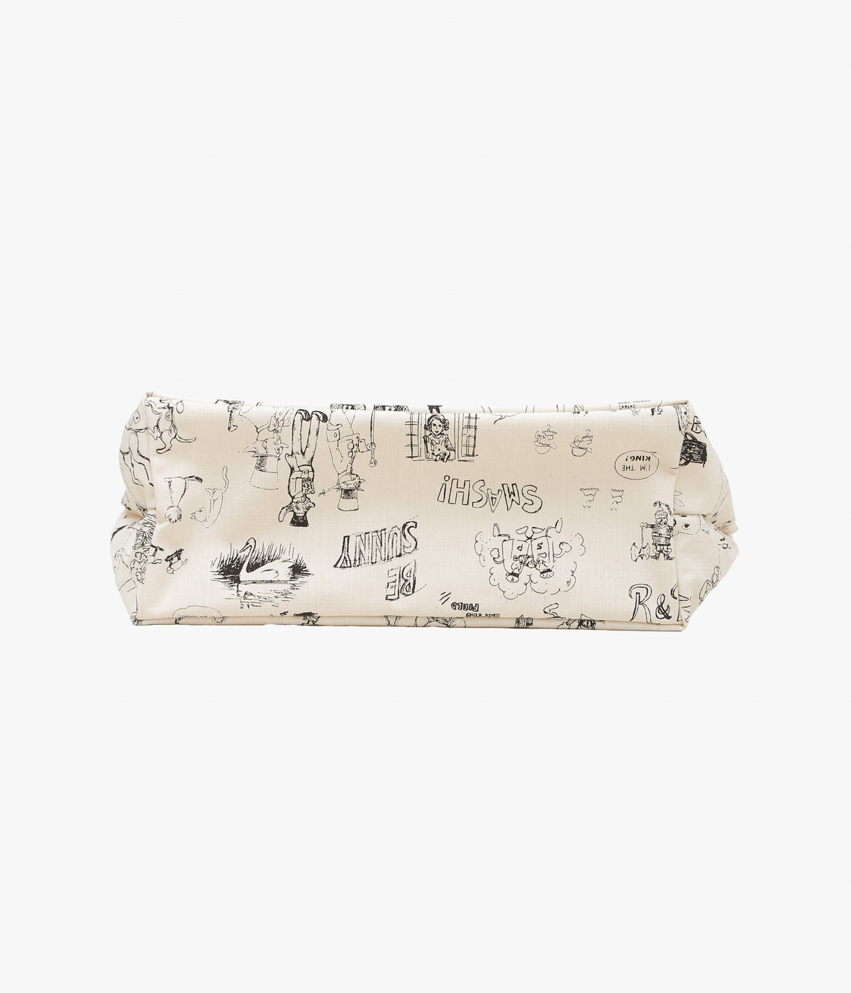 OLDMAN'S TAILOR ''GRAFFITI TOTE BAG'' (NATURAL)