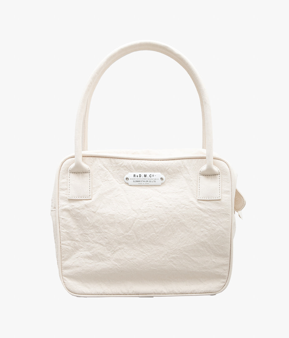 OLDMAN 'S TAILOR ''HIGH COUNT COTTON BOSTON BAG''(NATURAL)