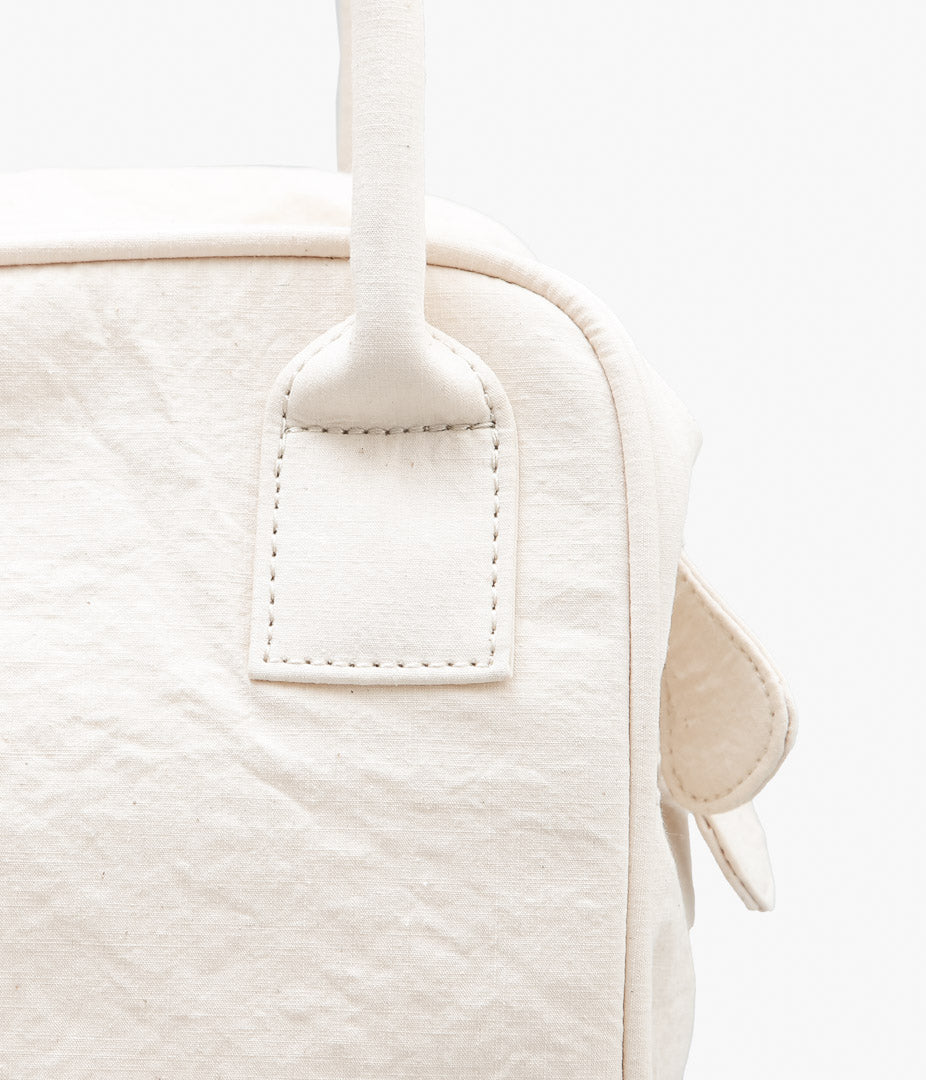 OLDMAN 'S TAILOR ''HIGH COUNT COTTON BOSTON BAG''(NATURAL)