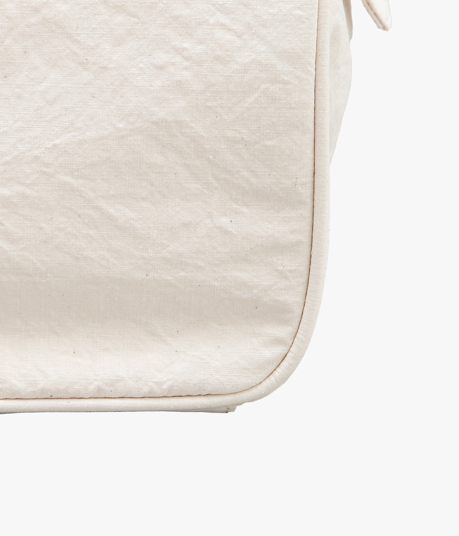 OLDMAN 'S TAILOR ''HIGH COUNT COTTON BOSTON BAG''(NATURAL)