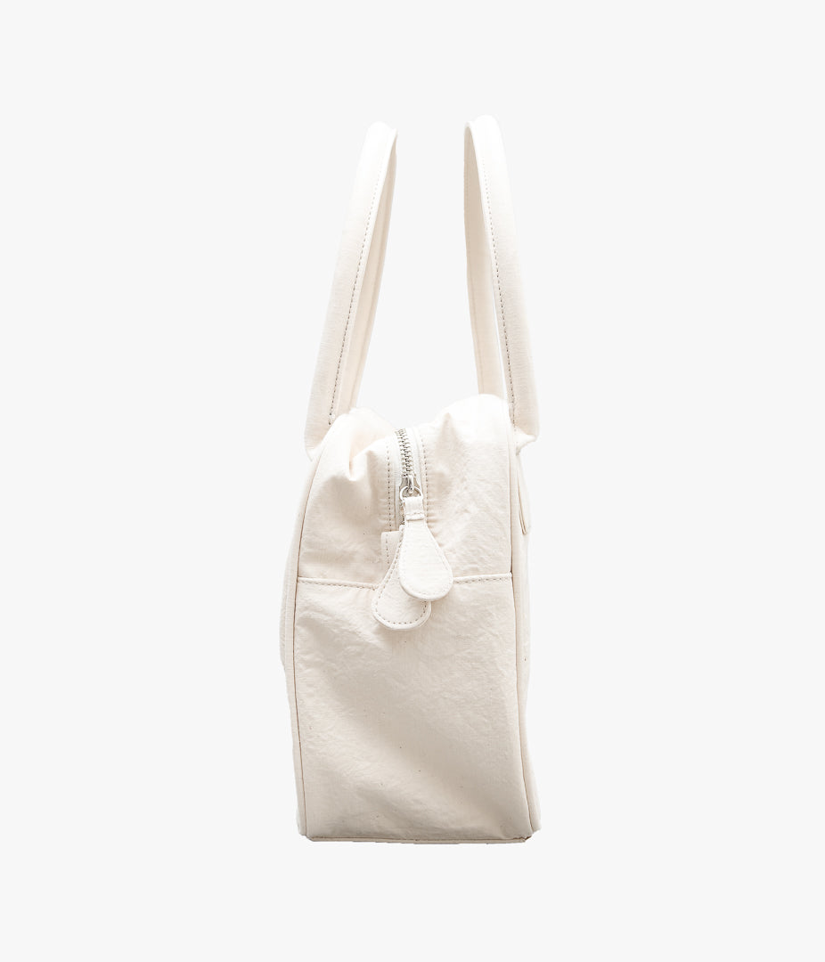 OLDMAN 'S TAILOR ''HIGH COUNT COTTON BOSTON BAG''(NATURAL)