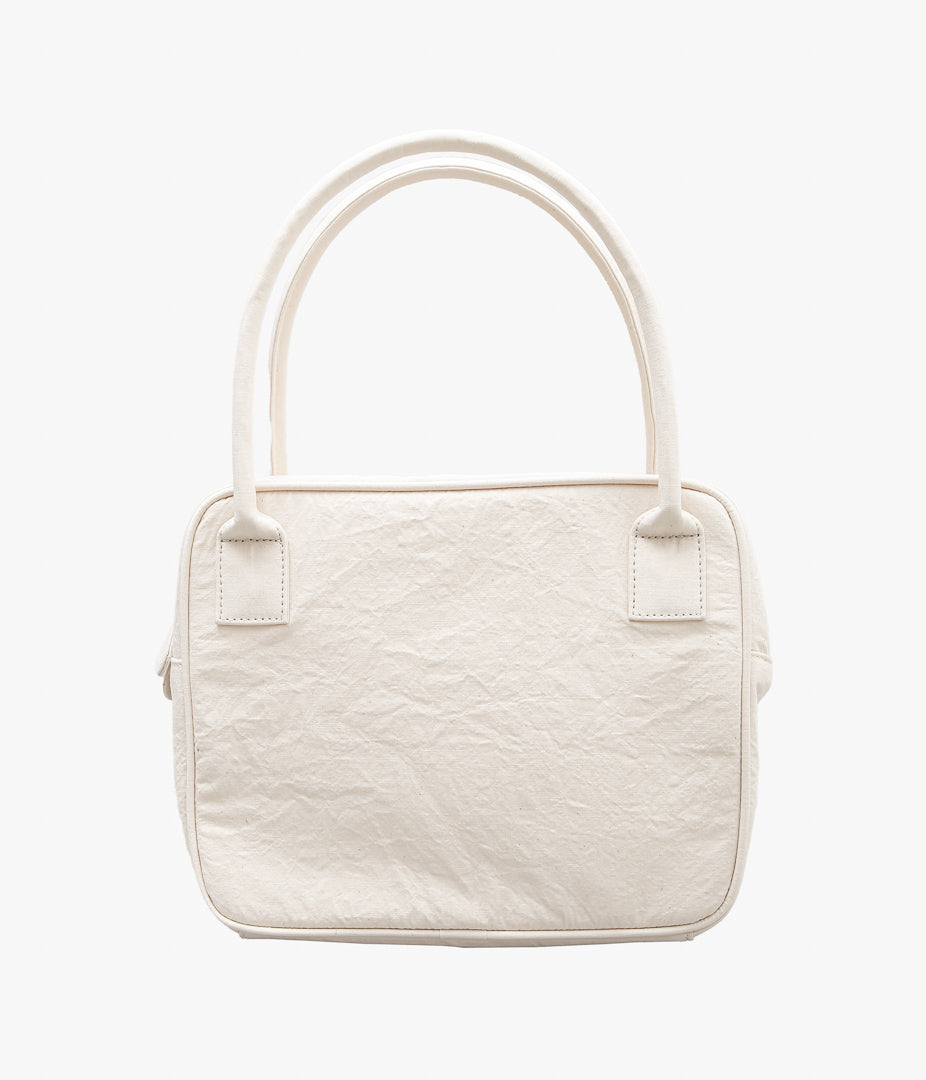 OLDMAN 'S TAILOR ''HIGH COUNT COTTON BOSTON BAG''(NATURAL)