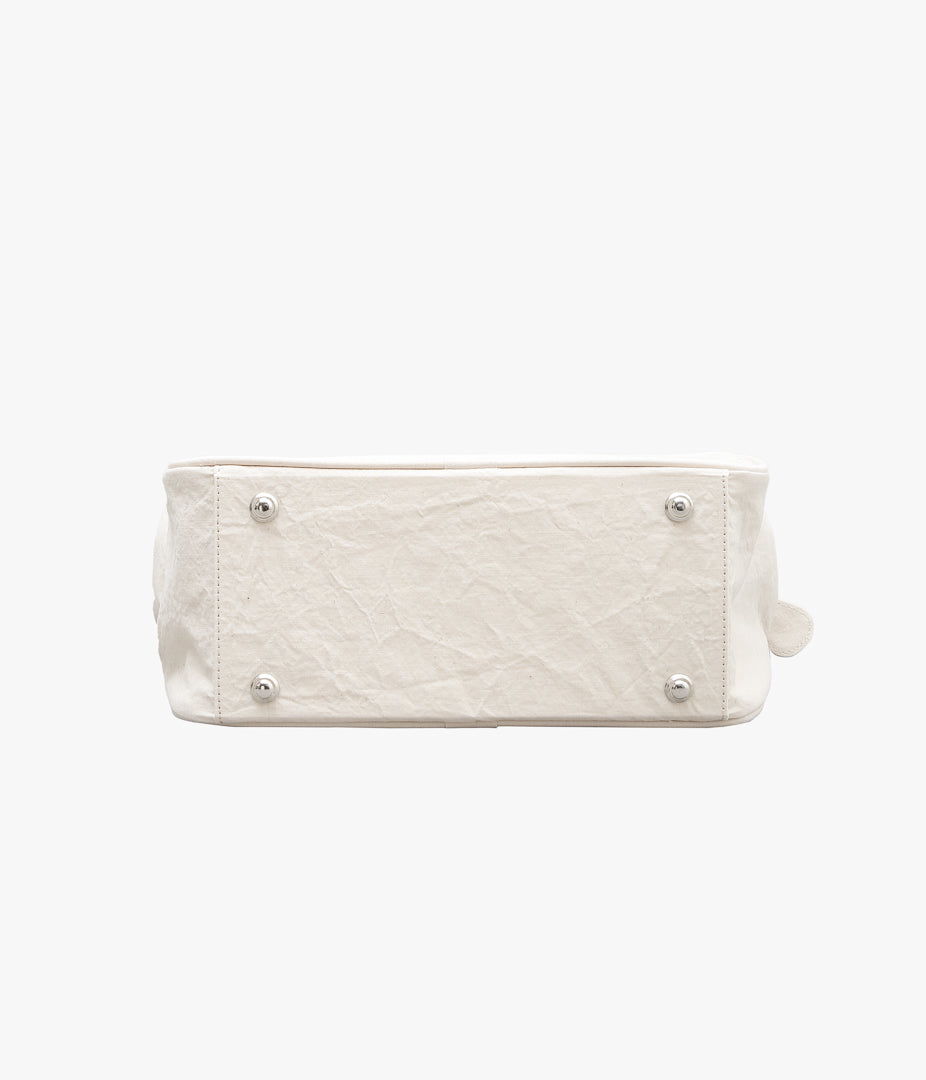 OLDMAN 'S TAILOR ''HIGH COUNT COTTON BOSTON BAG''(NATURAL)