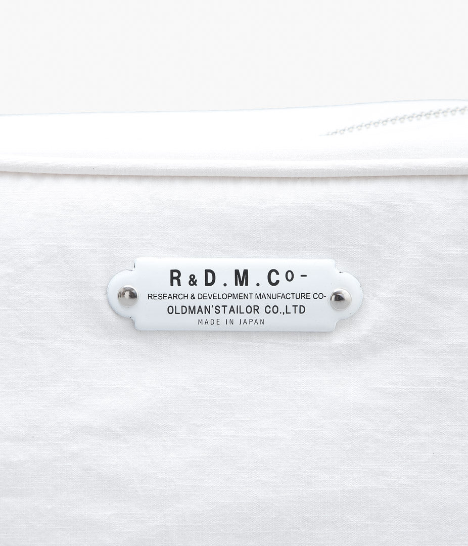 OLDMAN'S TAILOR ''HIGH COUNT COTTON BOSTON BAG'' (WHITE)