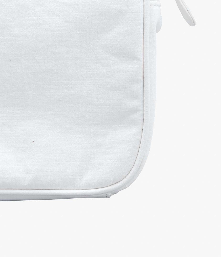 OLDMAN'S TAILOR ''HIGH COUNT COTTON BOSTON BAG'' (WHITE)