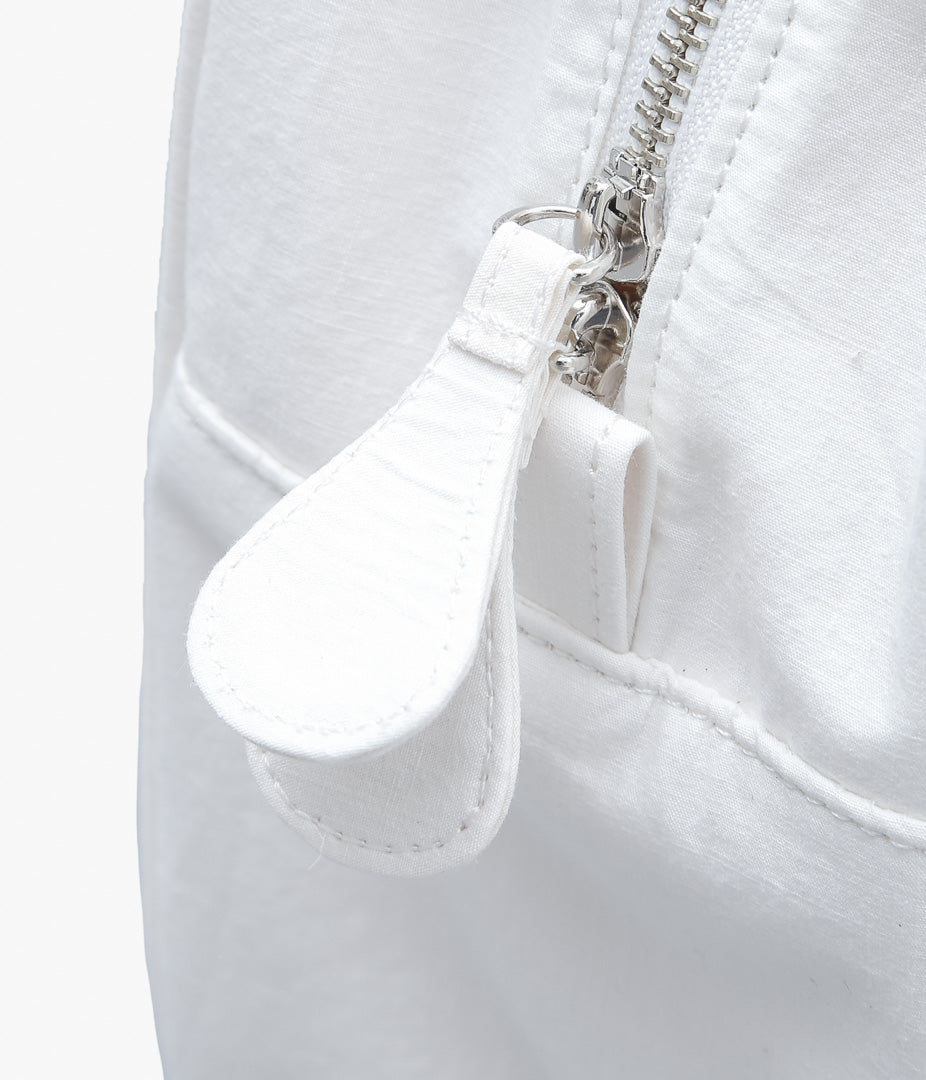 OLDMAN'S TAILOR ''HIGH COUNT COTTON BOSTON BAG'' (WHITE)