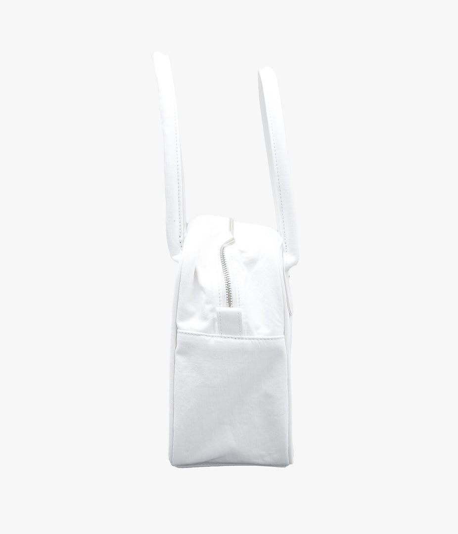 OLDMAN'S TAILOR ''HIGH COUNT COTTON BOSTON BAG'' (WHITE)