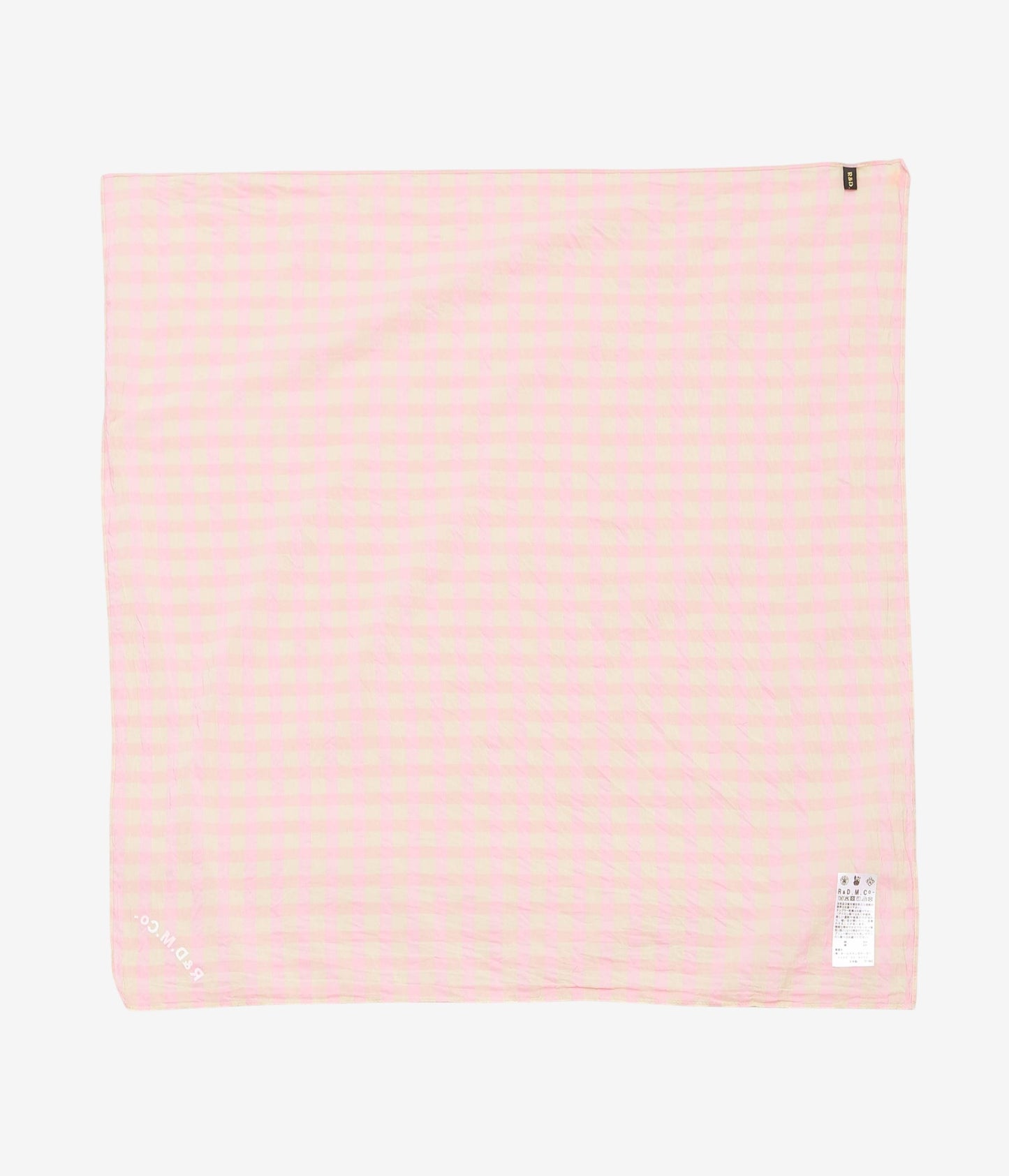 OLDMAN'S TAILOR ''S/C B&G SCARF'' (PINK)