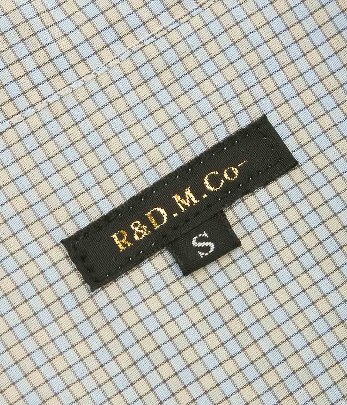 OLDMAN'S TAILOR ''S/C B&G STAND COLLAR LONG SHIRT'' (BLUE)