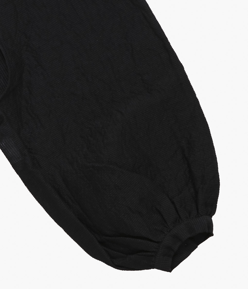 OLDMAN'S TAILOR ''SHADING CHECK BOLERO SLEEVE'' (BLACK)