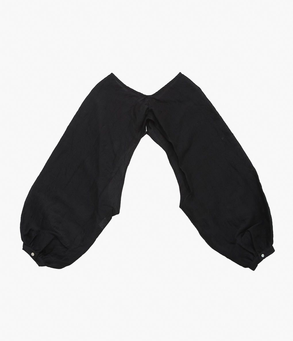 OLDMAN'S TAILOR ''SHADING CHECK BOLERO SLEEVE'' (BLACK)