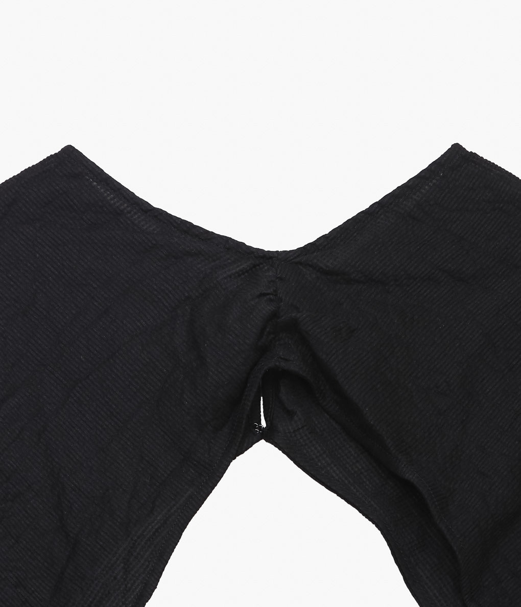 OLDMAN'S TAILOR ''SHADING CHECK BOLERO SLEEVE'' (BLACK)