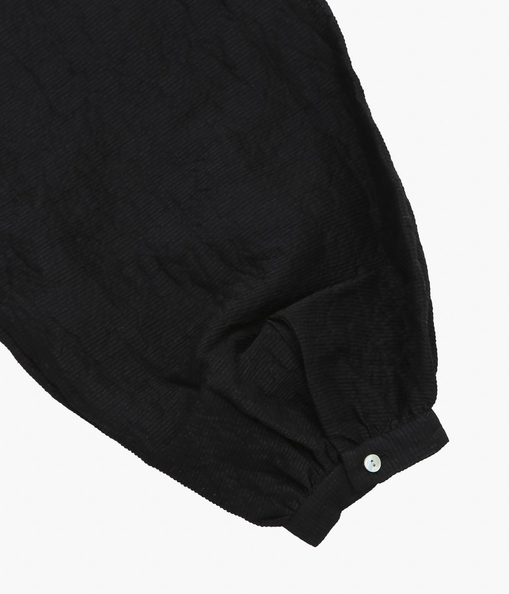 OLDMAN'S TAILOR ''SHADING CHECK BOLERO SLEEVE'' (BLACK)
