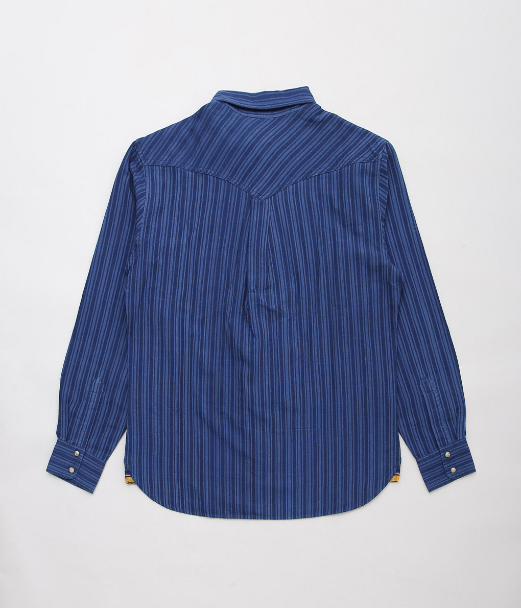【SAMPLE SALE】ORIGINAL MADRAS TRADING COMPANY ''WS COLLAR SHIRTS ND'' (BLUE)