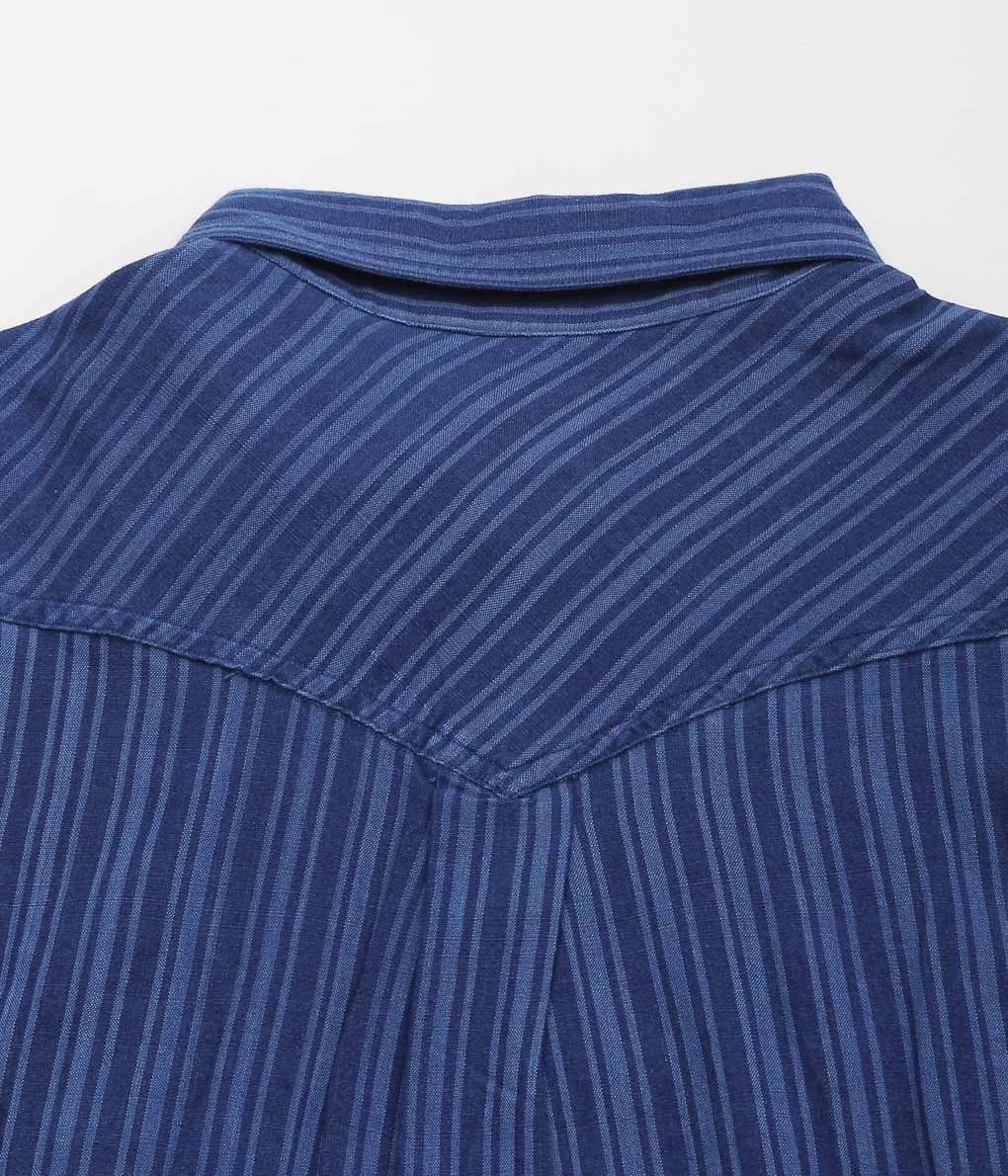 【SAMPLE SALE】ORIGINAL MADRAS TRADING COMPANY ''WS COLLAR SHIRTS ND'' (BLUE)