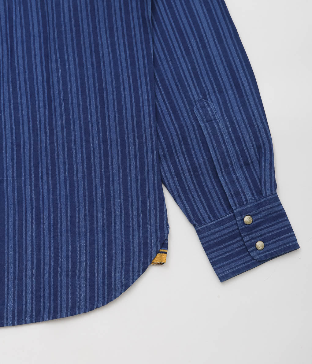 【SAMPLE SALE】ORIGINAL MADRAS TRADING COMPANY ''WS COLLAR SHIRTS ND'' (BLUE)