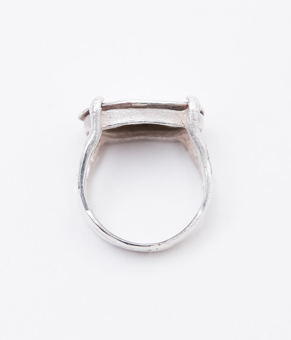 ORNAMENT & CRIME ''FLASHBACK BOXING RING''(STERLING SILVER)