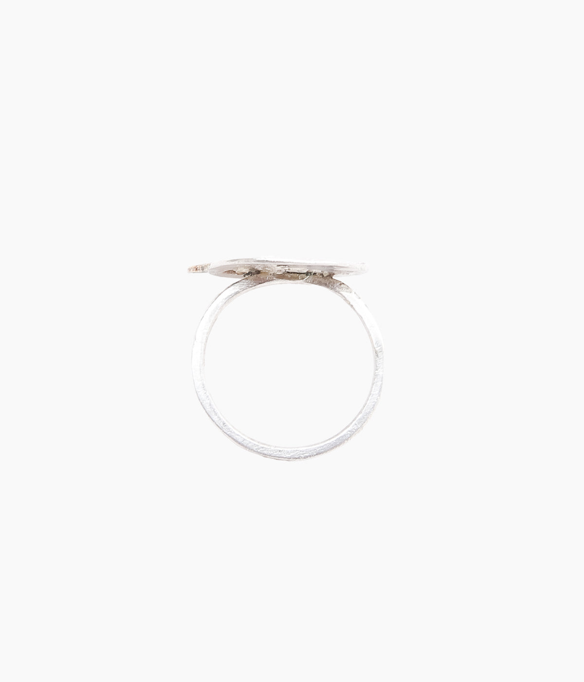 ORNAMENT&CRIME ''MOON AND SUN RING'' (STARLING SILVER/BRASS)