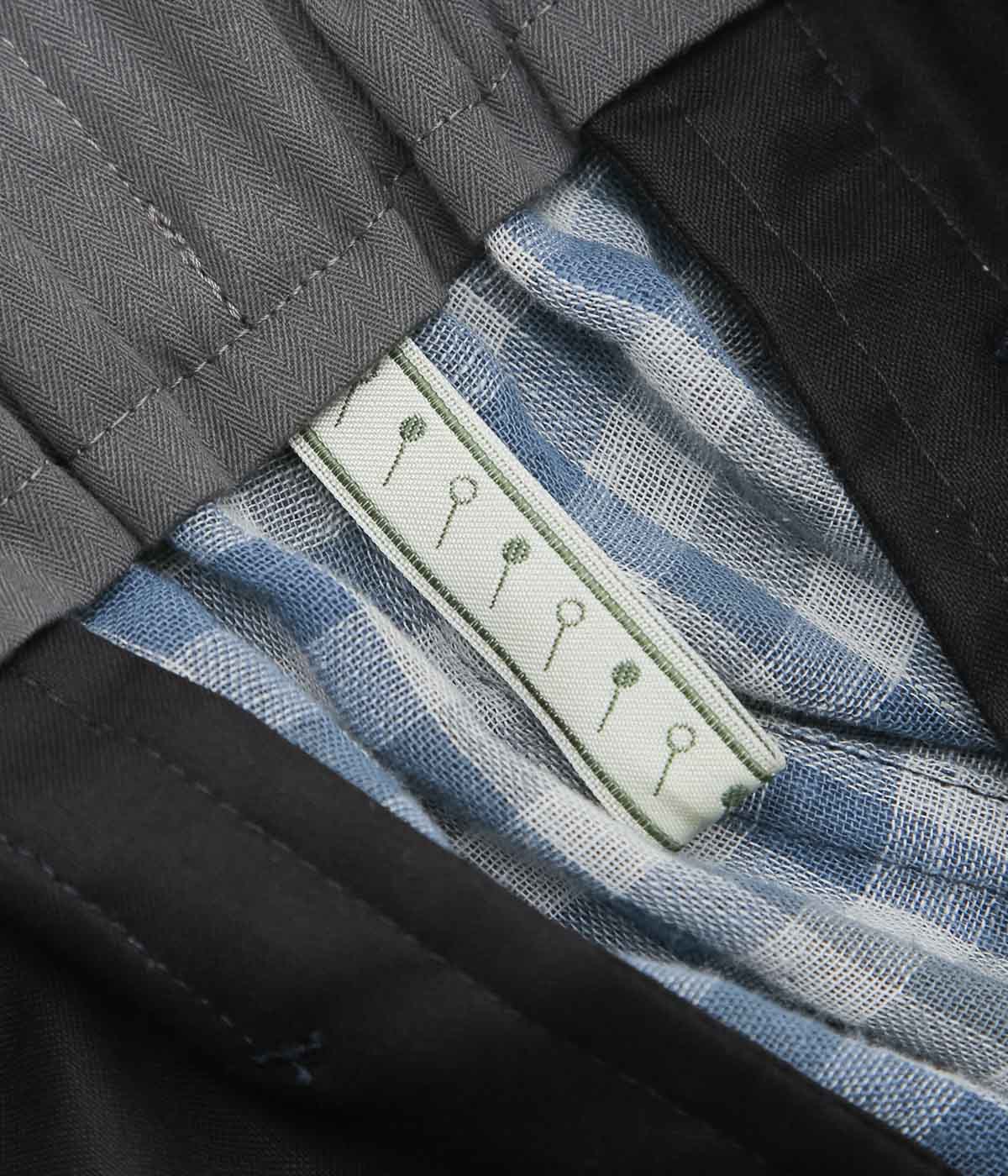 GORSCH ''DOUBLE SIDED GAUZE EASY SHORTS'' (NAVY CHECK)