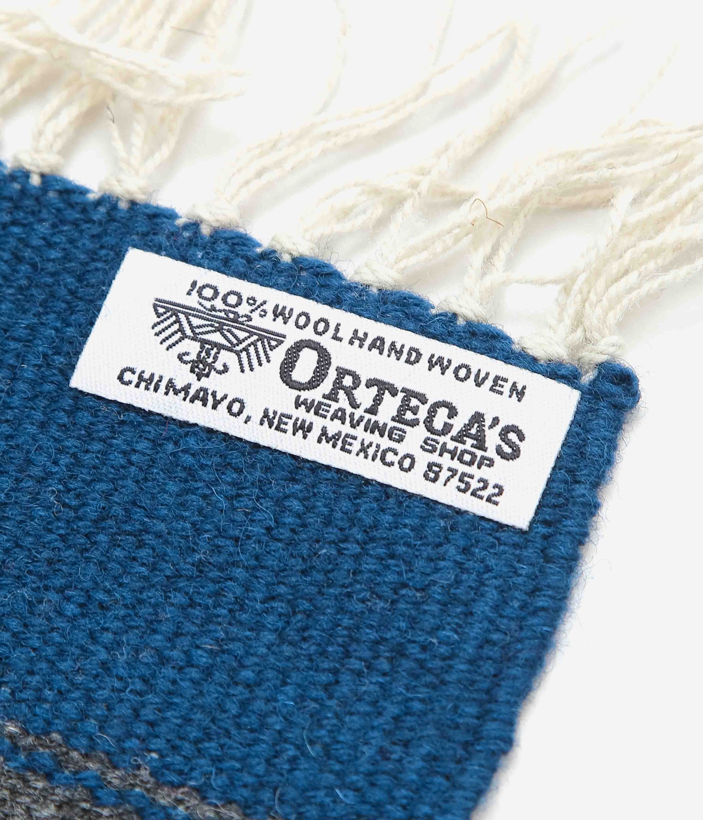 ORTEGA'S ''CHIMAYO RUG 38×24cm ROADRUNNER'' (BLUE×GREY)