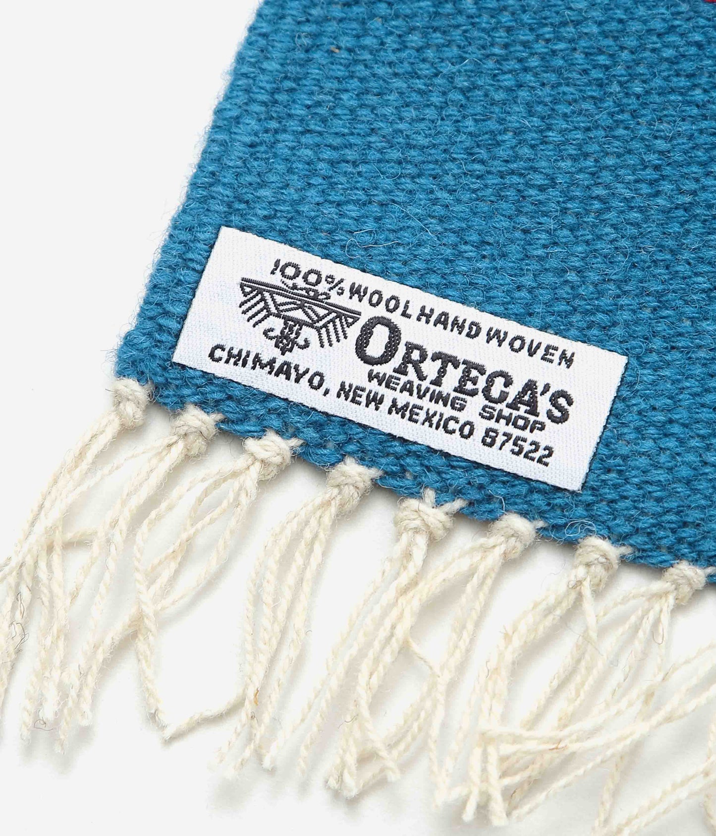 ORTEGA'S ''CHIMAYO RUG 48×24cm ROADRUNNER'' (BLUE×RED)