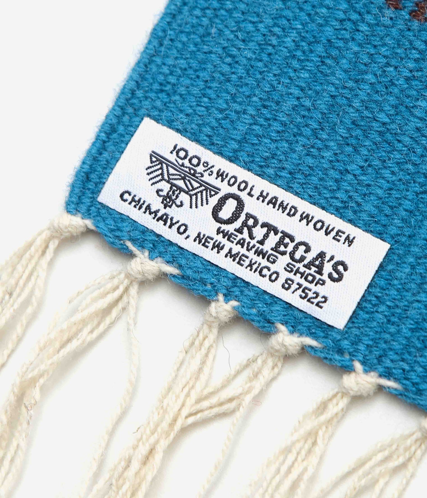 ORTEGA'S ''CHIMAYO RUG SQUARE 40×38cm'' (BLUE×BROWN)