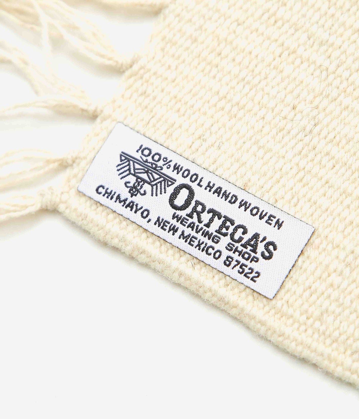 ORTEGA'S ''CHIMAYO "YEI" RUG 46×38cm'' (NATURAL×LIGHT BLUE)