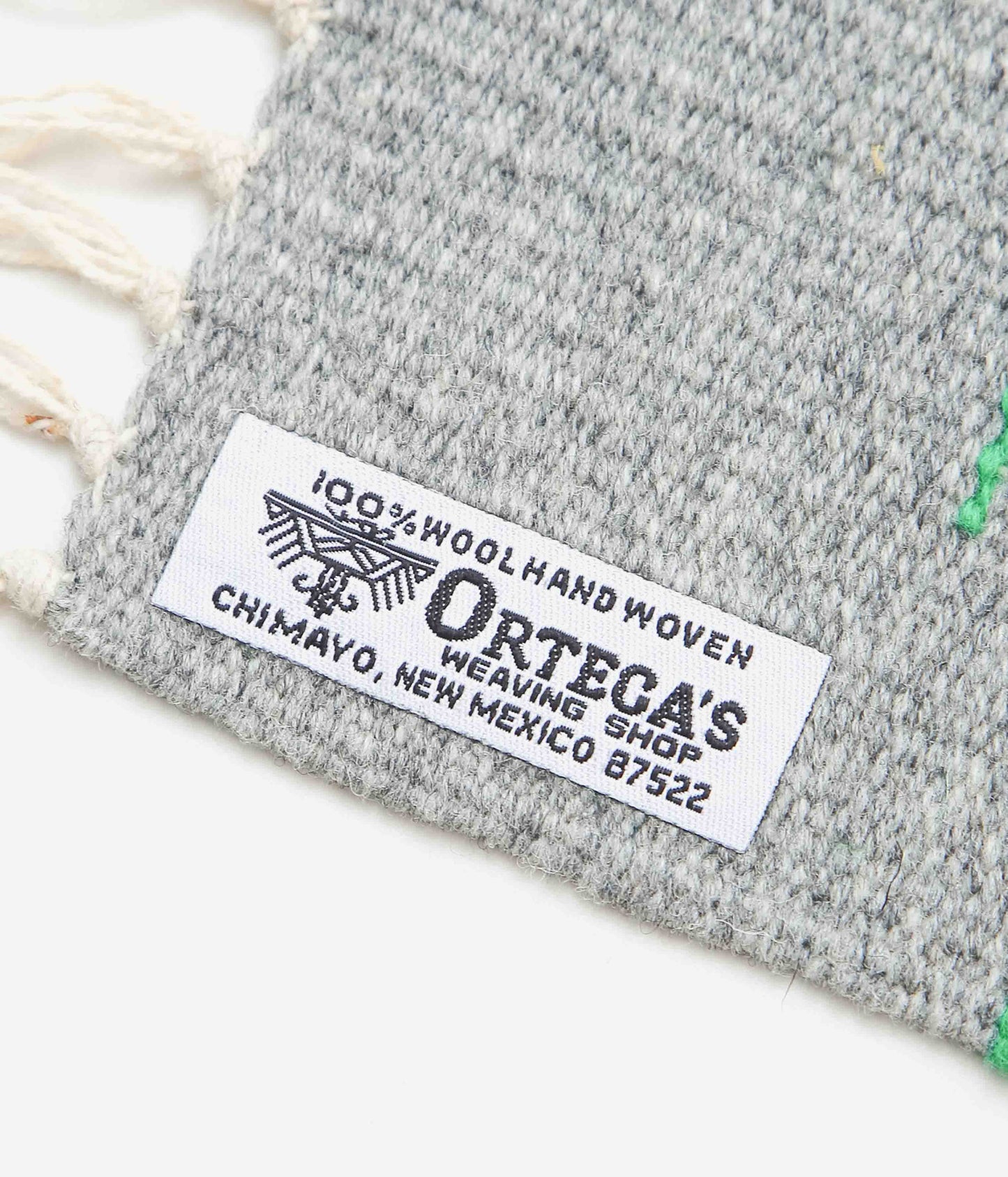 ORTEGA'S ''CHIMAYO "YEI" RUG 46×38cm'' (GRAY×BLUE)
