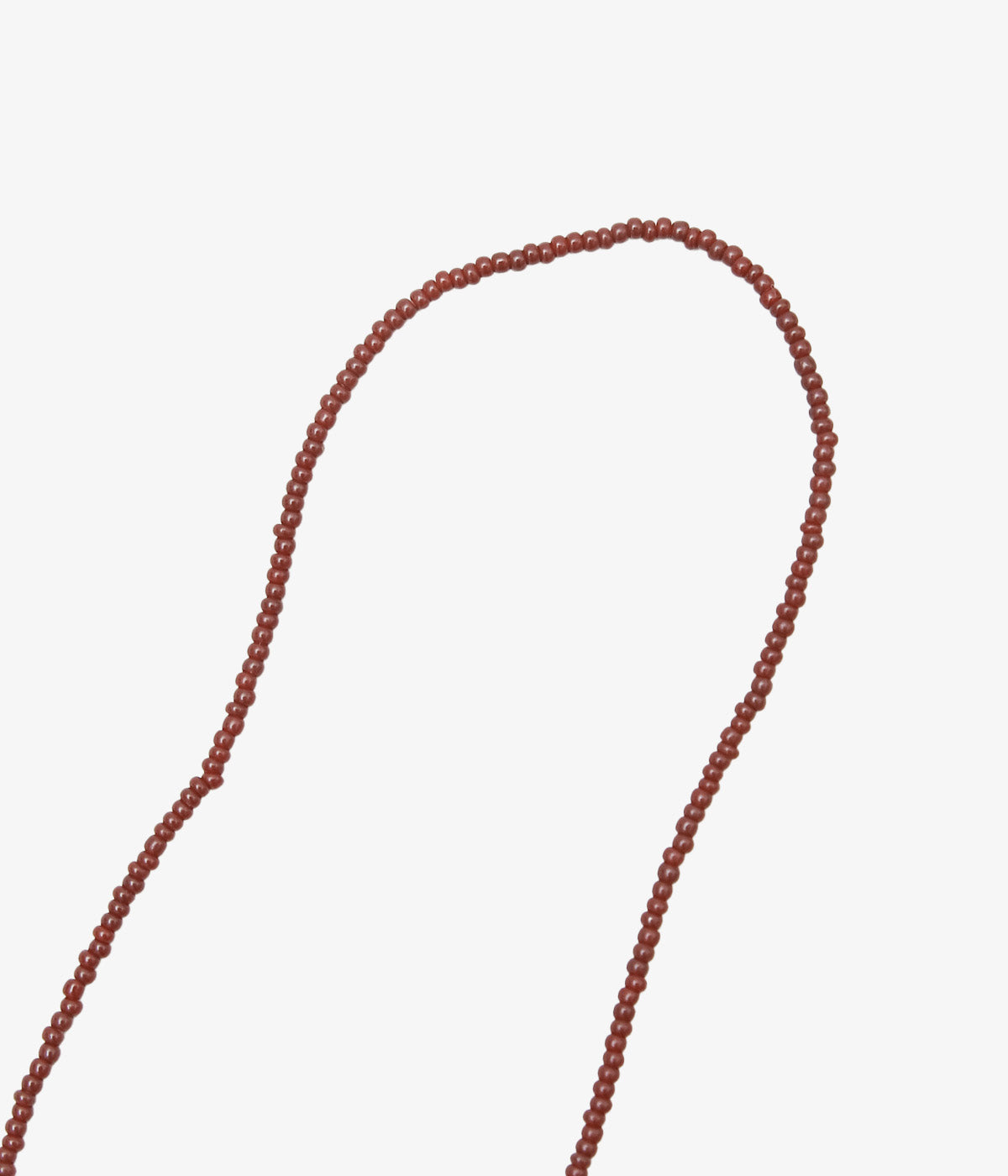 OTA ''FETISH GLASS CORD/ANTIQUE BEADS 1'' (DARK BROWN)