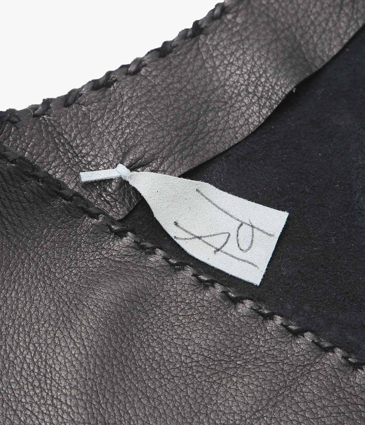 PAM DIETRICH ''DEERSKIN VEST'' (BLACK)