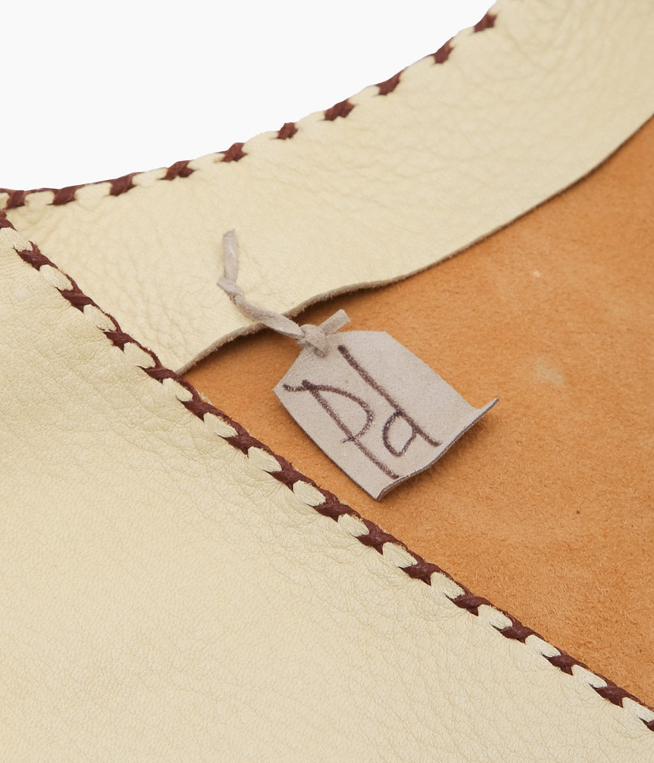 PAM DIETRICH ''DEERSKIN VEST'' (PALOMINO GRAIN / TOBACCOLACE)