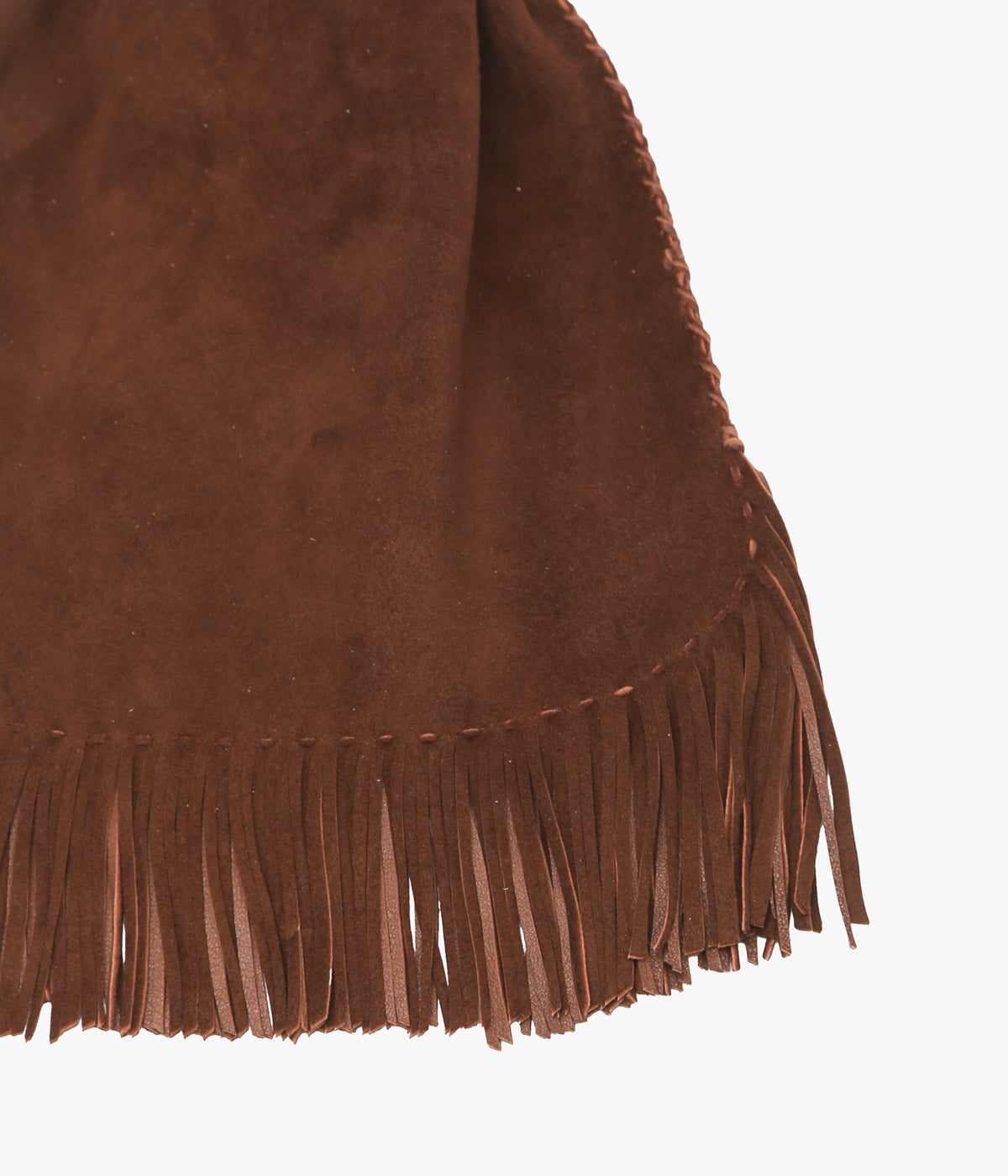 PAM DIETRICH ''DRAWSTRING BAG'' (TOBACCO SUEDE)