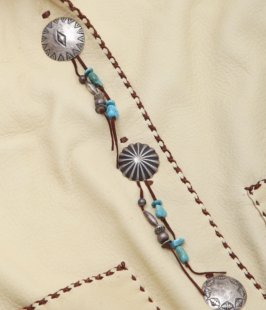 PAM DIETRICH ''WOMEN'S DEERSKIN MY JACKET'' (PALOMINO GRAIN / TOBACCOLACE)