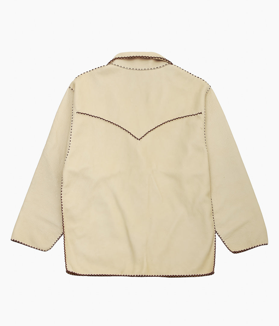 PAM DIETRICH ''WOMEN'S DEERSKIN MY JACKET'' (PALOMINO GRAIN / TOBACCOLACE)