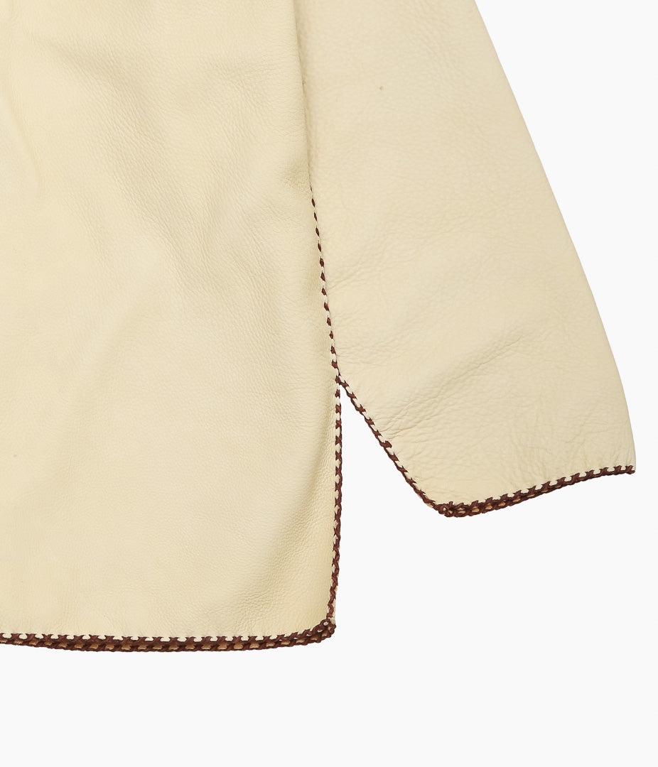PAM DIETRICH ''WOMEN'S DEERSKIN MY JACKET'' (PALOMINO GRAIN / TOBACCOLACE)