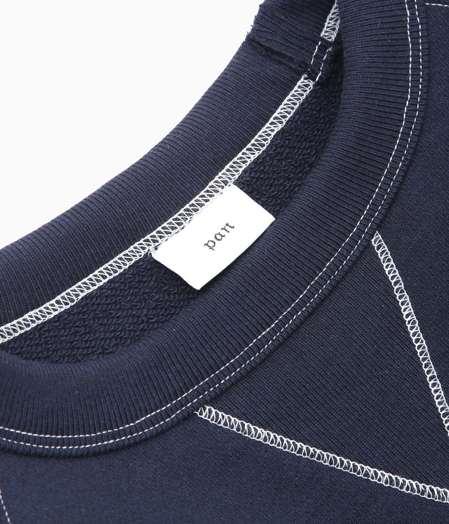 PAN ''HALF SLEEVE TAIL SWEAT'' (NAVY)