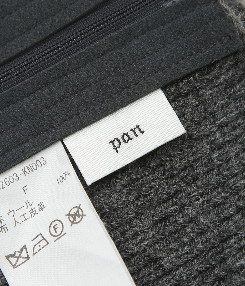 PAN ''MERINO WOOL CORSET'' (GRAY)