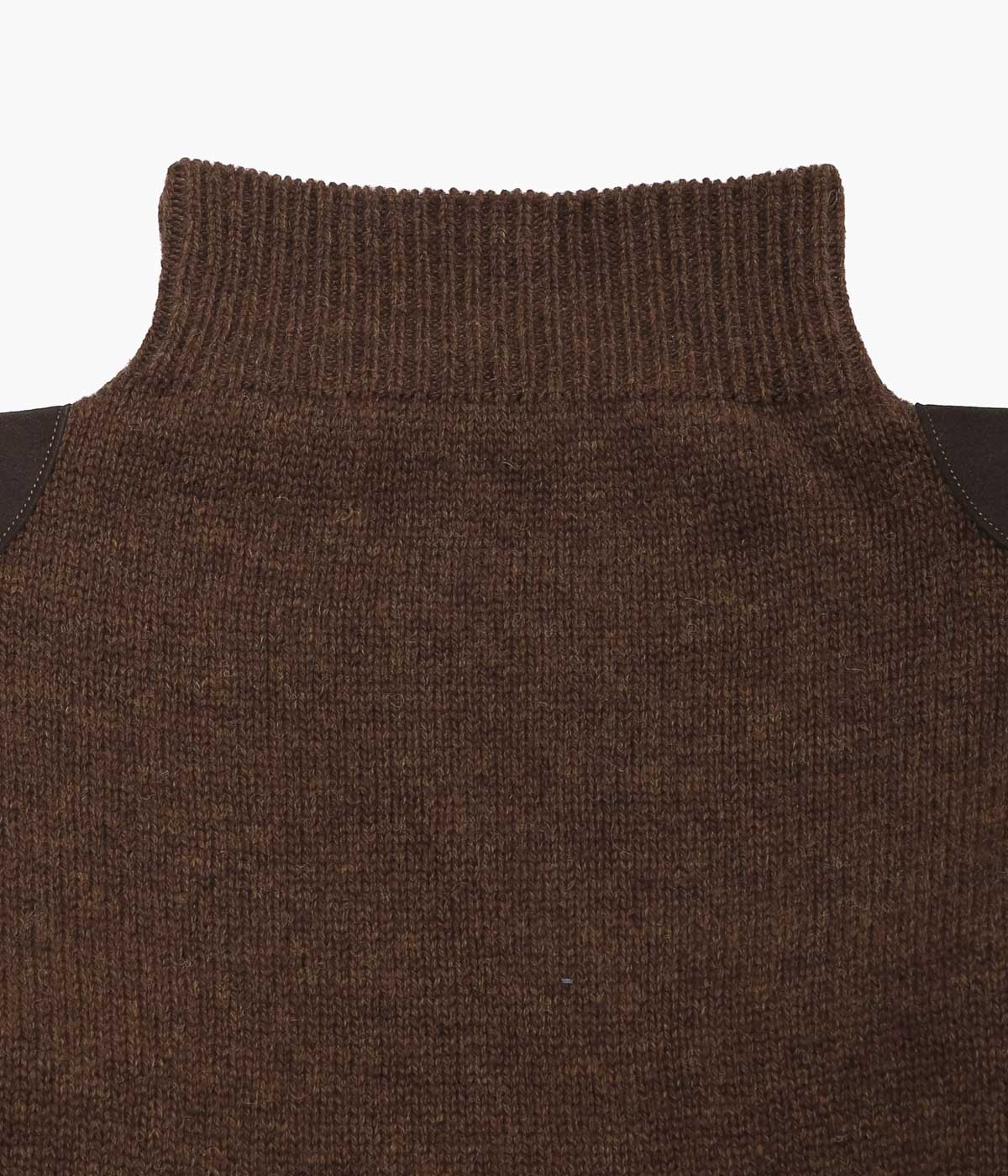 PAN ''MERINO WOOL SHOULDER KNIT'' (BROWN)