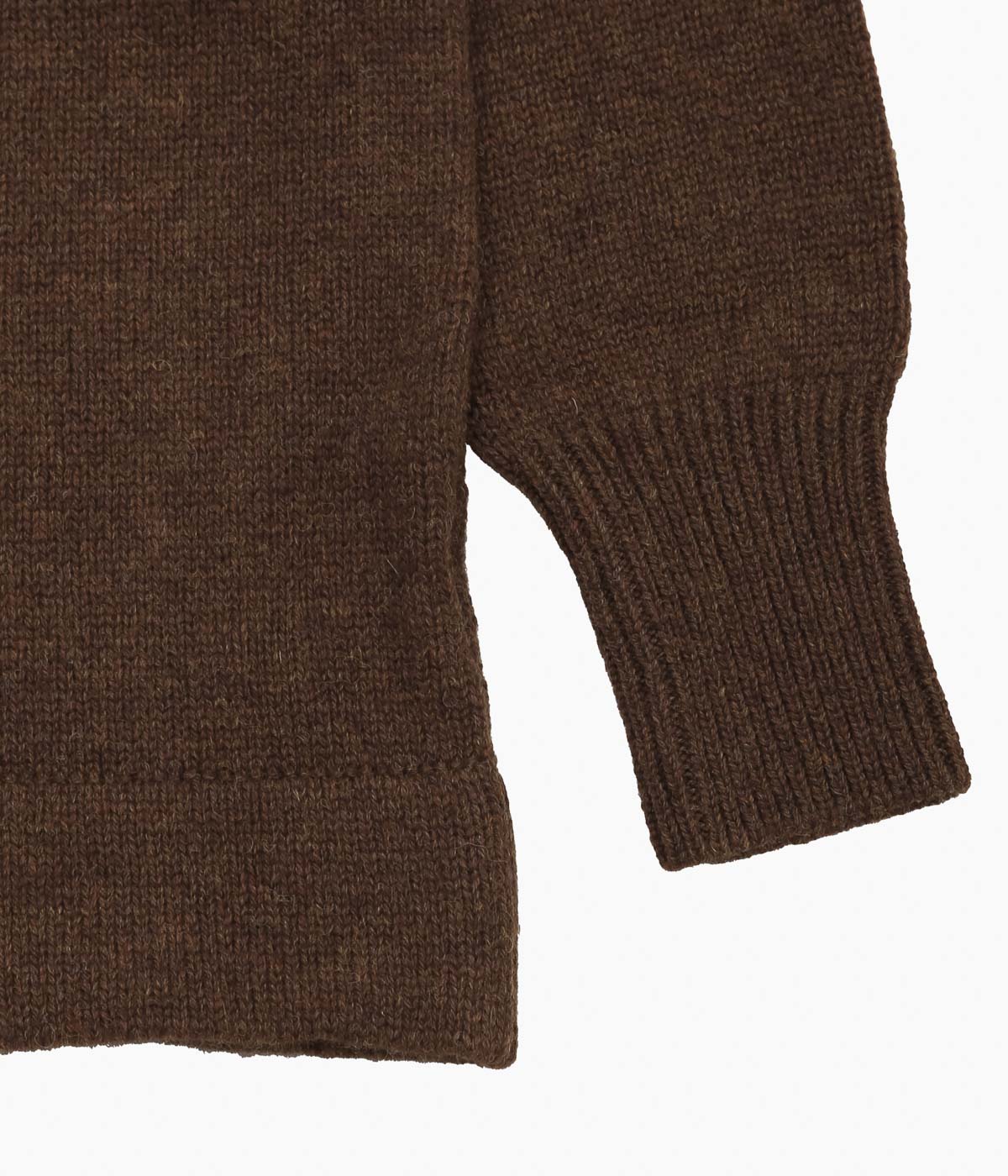 PAN ''MERINO WOOL SHOULDER KNIT'' (BROWN)