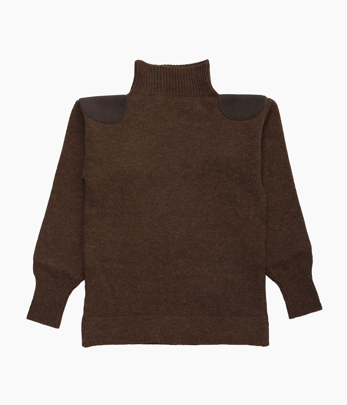 PAN ''MERINO WOOL SHOULDER KNIT'' (BROWN)