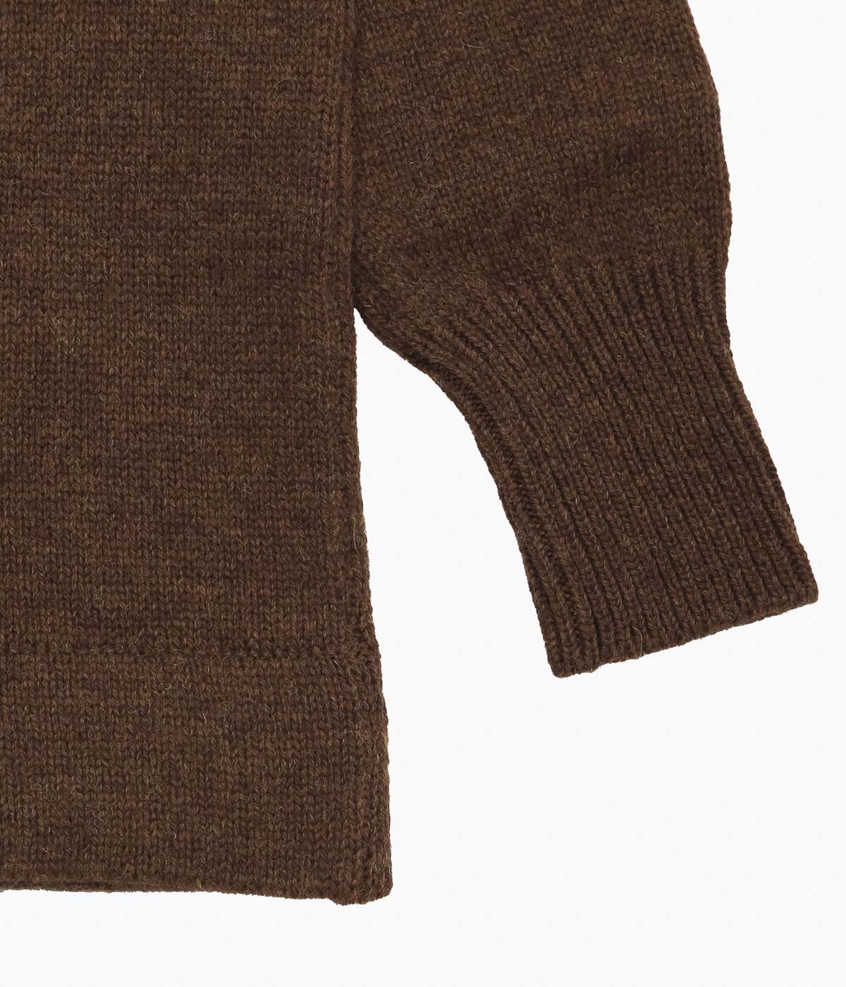 PAN ''MERINO WOOL SHOULDER KNIT'' (BROWN)