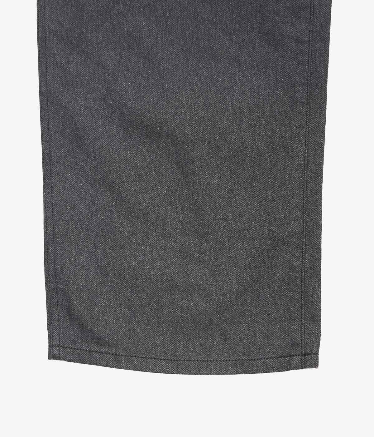 PAN ''ROLL STRAIGHT PANTS'' (BLACK)