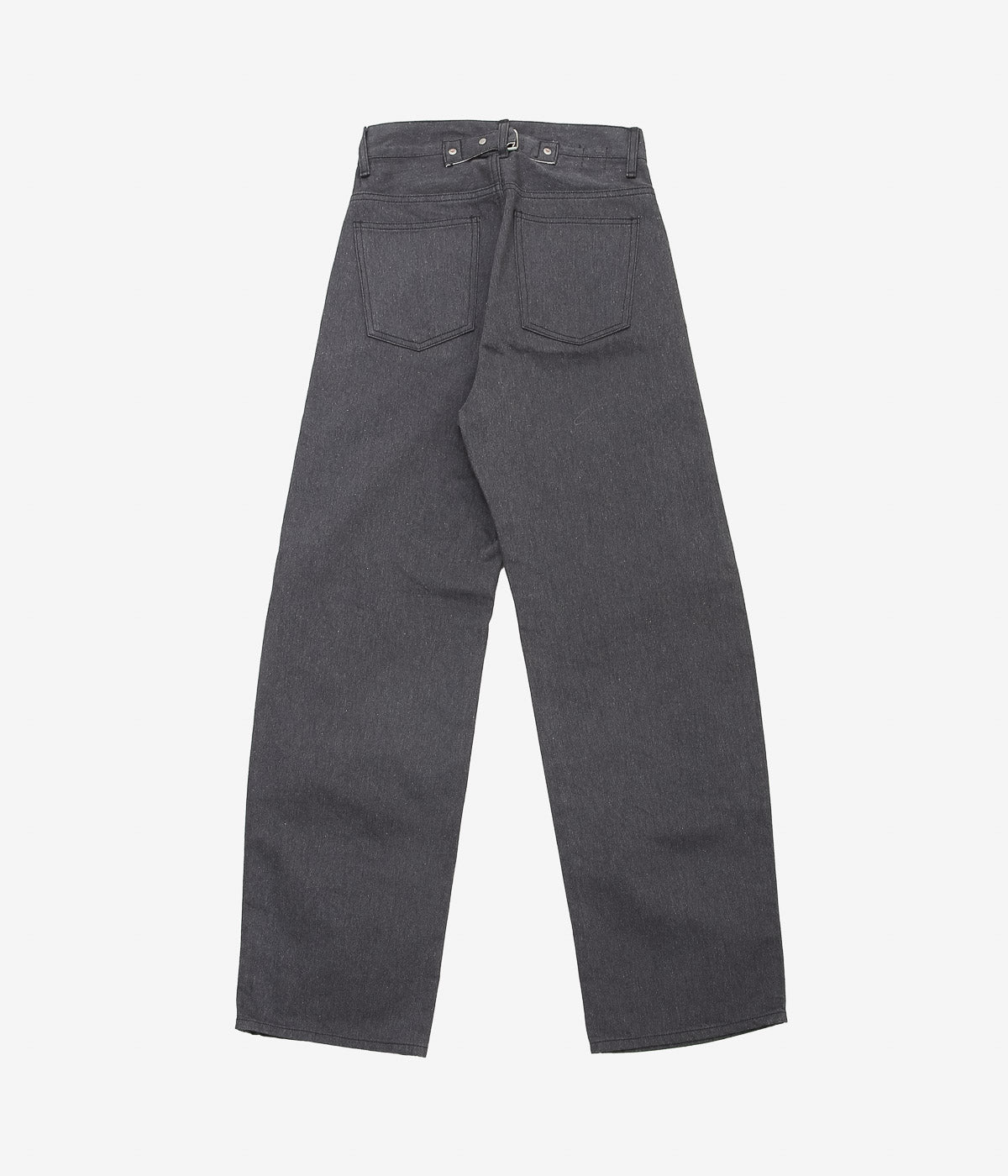 PAN ''ROLL STRAIGHT PANTS'' (BLACK)