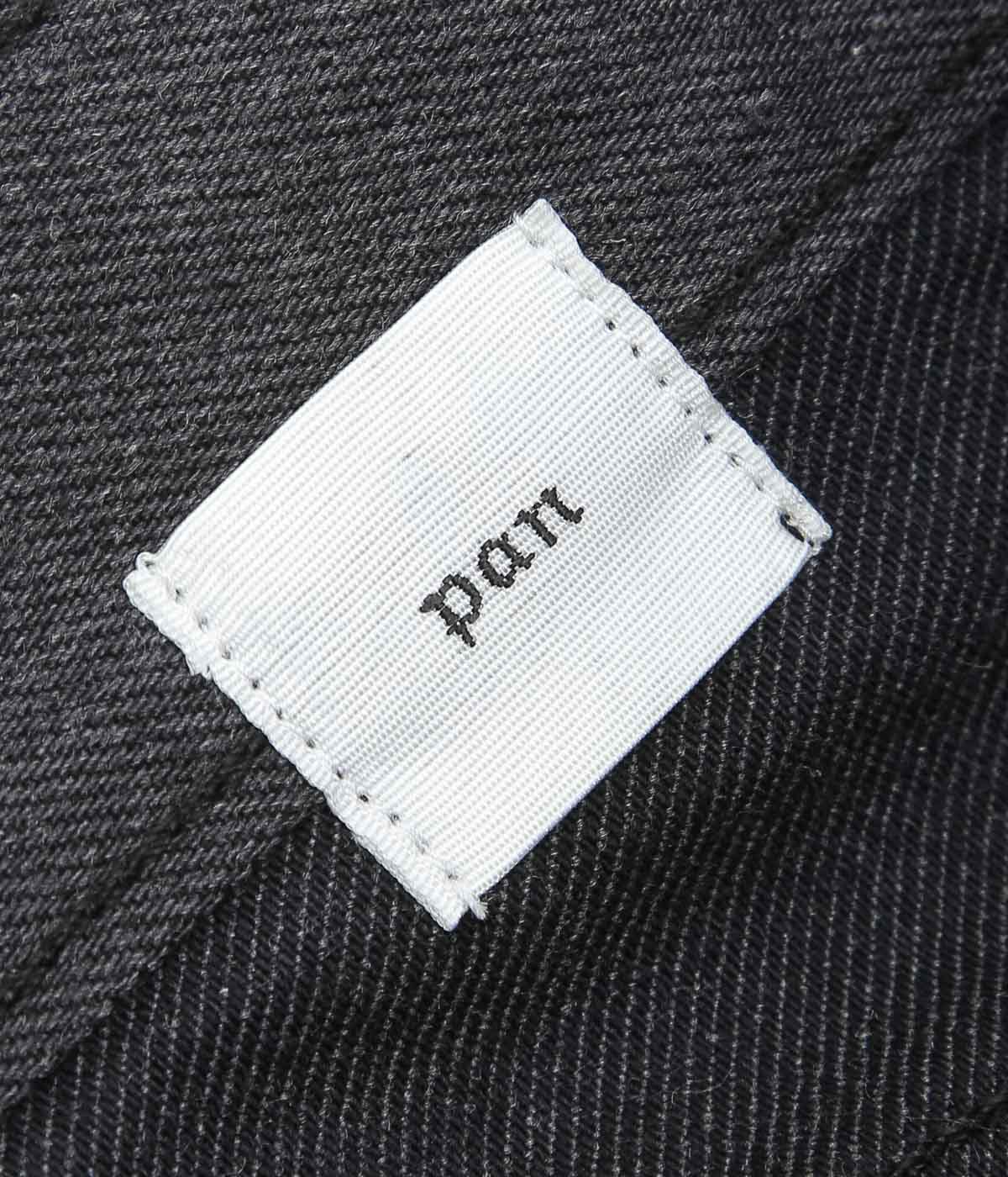 PAN ''ROLL STRAIGHT PANTS'' (BLACK)