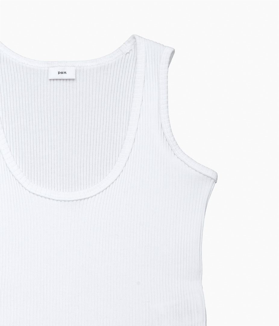 PAN ''ZINK RIB TAIL TANK'' (WHITE)
