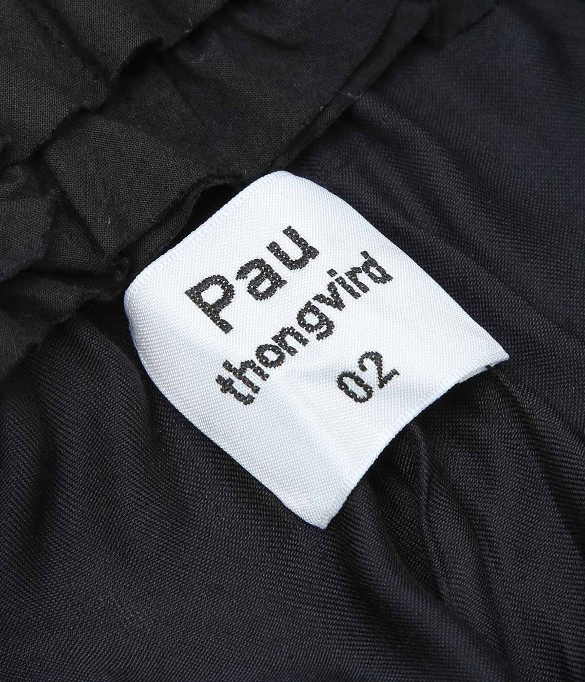 PAU THONGVIRD 'ADITI 비스코스 팬츠' (BLACK)