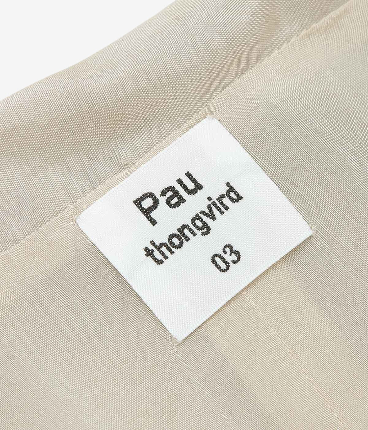 PAU THONGVIRD "ZENA Reversible Jacket" (TOPE / PALE BLUE)