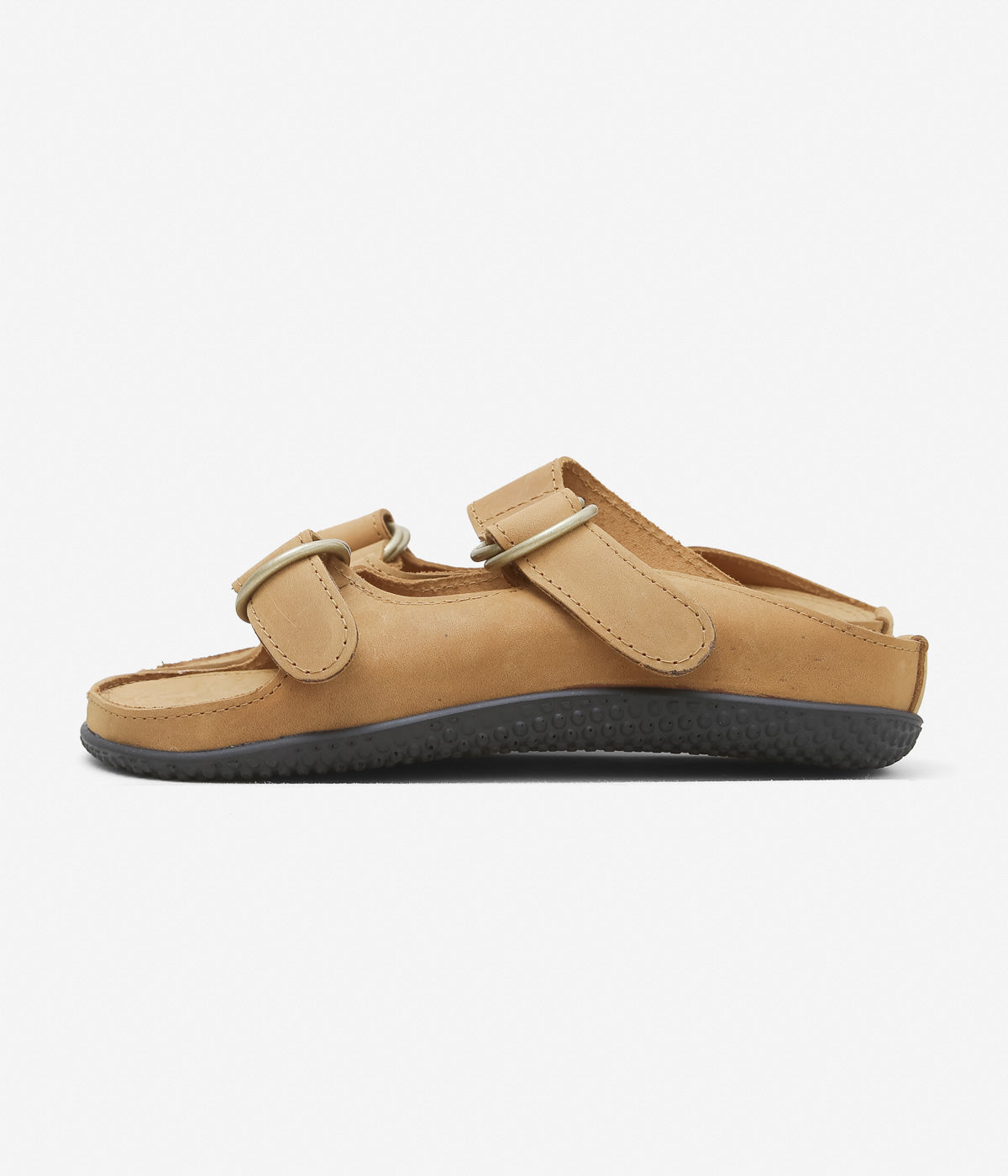 QUODDY TRAIL MOCCASIN ''LEWISTON SANDAL'' (PEANUT LEATHER) – THE