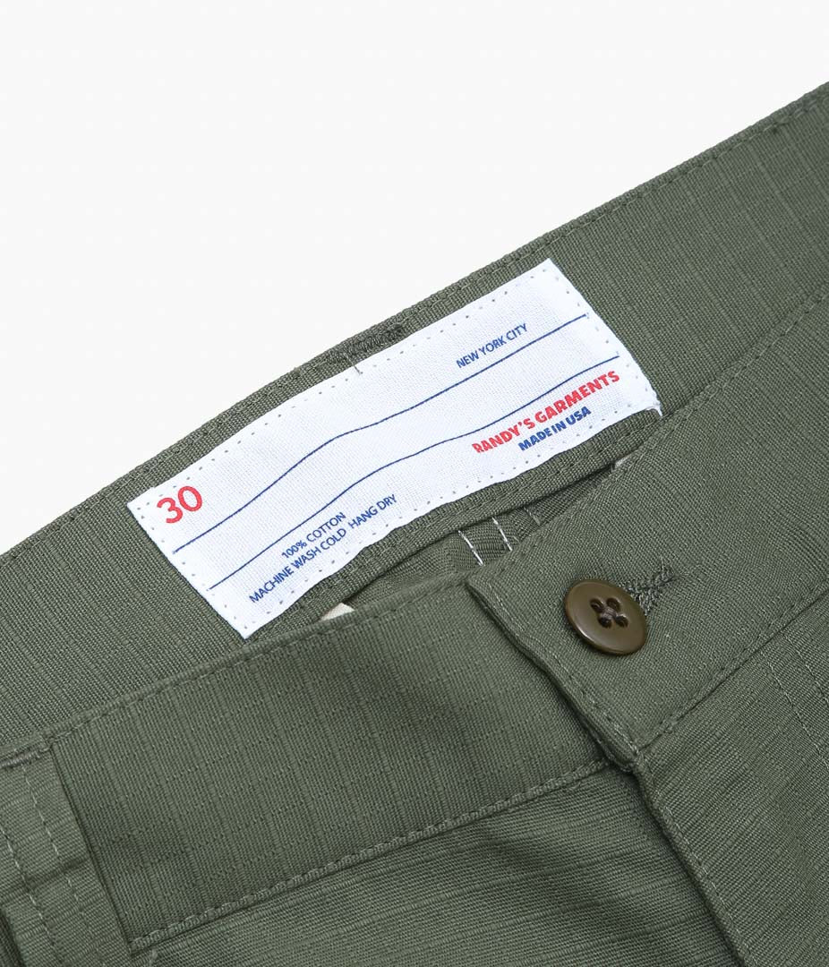 RANDY'S GARMENTS ``CARGO PANTS'' (OLIVE RIPSTOP)