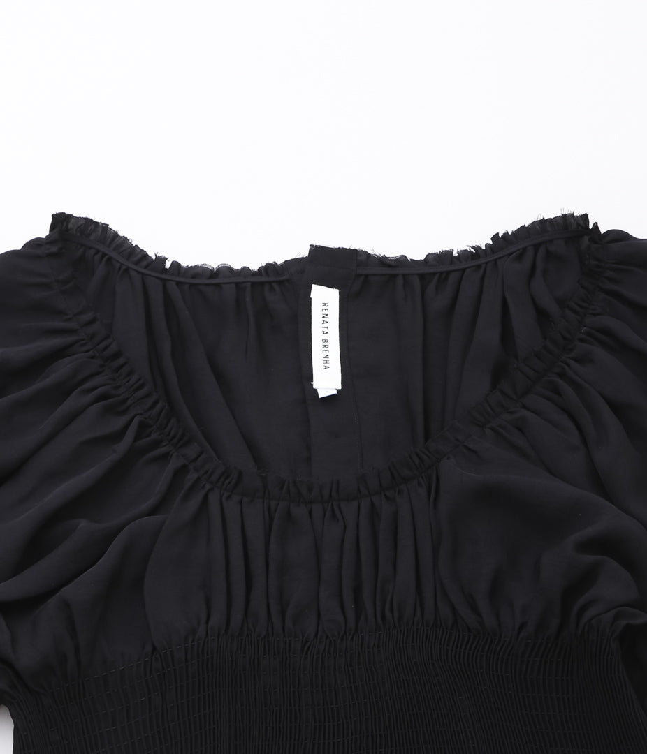 RENATA BRENHA ''COLOMBINA TOP'' (BLACK)
